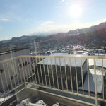 輪茶館 - 店内　８　店内からの眺望　【　２０１３年１２月　】