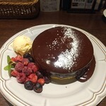 Kohikan - とろける濃厚チョコソースのホットケーキ(^^)