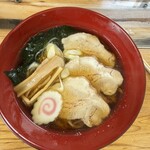 茶屋かもしか庵 - チャーシューラーメン醤油