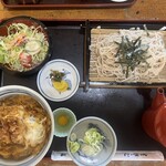 Yabusoba - かつ丼セット+蕎麦大盛 1,100+50円