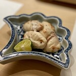 銀座 鼓門 - 白子焼き