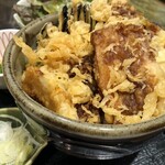 麦の花讃岐うどん - セットの天丼