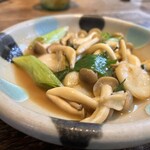 梶ヶ谷 海老民 - ホタテとしめじのバターソテー