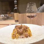 パルコ フィエラ - アスパラ羊のラグー  タヤリン＠2,200円