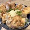 Tempura Sakaba Agaru Shouten - 温玉と鶏天の親子丼（ライス大盛り）