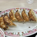 餃子の王将 - よく焼かれた餃子(良く焼き指定していない)