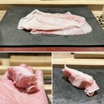 パルコ フィエラ - プロシュートコット、炊き立てゆめぴりか＆プロシュートコッ、炊き立てゆめぴりか＆プロシュートコット（山わさび＆セロリ酢）
      