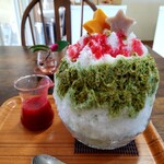 埜庵 - シロップかけてみた