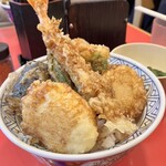 天丼と生蕎麦 天ぷら宮 - 海老野菜天丼