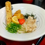 極楽うどん TKU - 竹鶏天ＴＫＵ税込み１０８０円