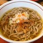 Soba Shibuya - 肉そば（温）