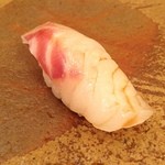 鮨 さいとう - この鯛から始まり最後のかんぴょう巻きまで今日のさいとうは超絶に美味しかった‼︎