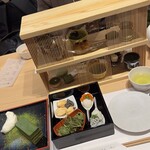 茶想 もりた園 - 茶フタヌーンティーセット、抹茶入り煎茶