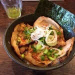 麺や 紡 - チャーシュー丼