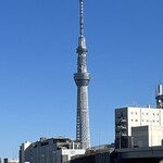 こひる庵 - 極寒だったけど天気良くてスカイツリーがキレイ！
