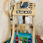 こひる庵 - 今日は大好きな端っこ席だった♡氷眺めてるの癒し♡