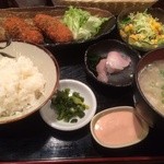 オーシャンズオノ - カニクリームコロッケ定食