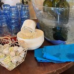 ピッツェリア　デラチッタ - お水はセルフサービスです。