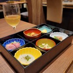 Omoki - 前菜6種