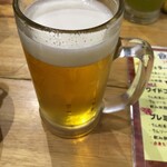 ジンギスカン 楽太郎 - "生ビールから・・・"