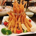 活魚料理 魚どころ大善 - エビフライタワー