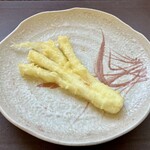 Honkaku Teuchi Udon Serufu Tsudumi - チーズの天ぷら
