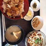 Shizukyu - 小天丼セット　うどん