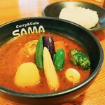 SAMA - チキンスープカレー1450円