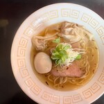 麺処 おぐら - 塩そば・味玉・わんたん2個TP