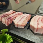 Omoni Bettei Matsuyama Karubi - 三層肉！！