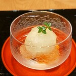 御料理 良所 - 柚子のグラニテ