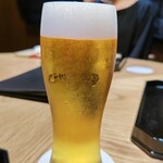 御料理 良所 - 生ビール