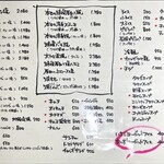 杏樹亭 岸根店 - メニュー①