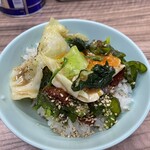 ラーメン 武蔵家 - ライスの食べ方については訪問一回目のレビューを参考に。