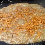 Okonomiyaki Hompo - 私は食べない(笑)もんじゃ2枚(Ꙭ )!!