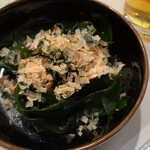 信州そば 佐久 - わかめのおつまみ