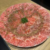 しゃぶしゃぶ KINTAN 代官山本店 - サーロインユッケ