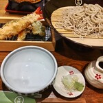 天竜そば こたけ庵 - 大海老天ざる￥1516