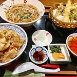 Tenryuusoba Kotakean - 肉めし天ざる膳￥1562