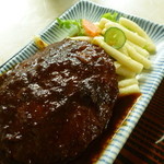 御徒町食堂 - Dec, 13 ハンバーグのアップ