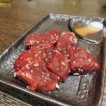 Yakiniku Jujuen - レバ刺し焼き