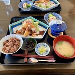 鞠屋 - 本日のランチ(ササミフライ)