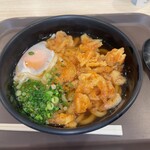 足柄麺処 - 桜えび天うどん　990円 生たまご　110円！