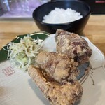 麺や 弐凛 - Aセット+¥200(唐揚げ、白ご飯)