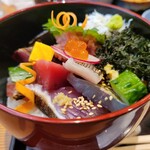 お料理 とみやま - 本日の海鮮丼御膳