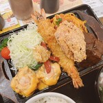 わ楽 - おかず　上から