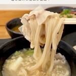 Tsukejiru Udon Tsuruya - お昼のセット(特製塩つけ汁うどん+カレー丼)