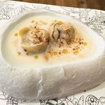 Gastroteka bimendi - ポルチーニのラヴィオリと山羊のチーズソース
