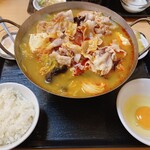 Katei Hinabeya - 豚肉のランチ1250円（普通辛）