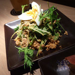 Goodbeer faucets - 「水菜ともやしのさっぱり肉味噌サラダ」　６００円